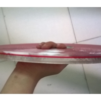 BĂNG KEO OPP 13MM SỌC ĐỎ